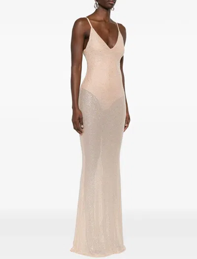 Twentyfourhaitch Dresses In Neutral