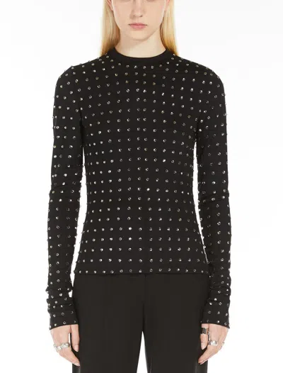 Sportmax Sport Max Top Black In Black