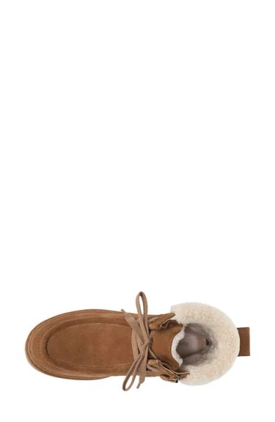 Favorite Daughter Sunny Faux Shearling Platform Bootie In Multi