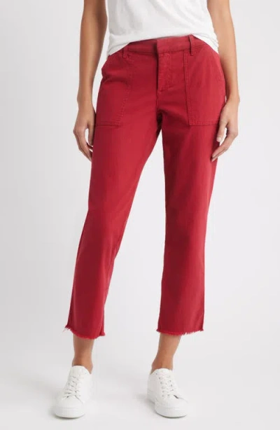 Frank & Eileen Blackrock Utility Pants In Red