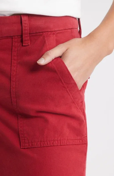 Frank & Eileen Blackrock Utility Pants In Red