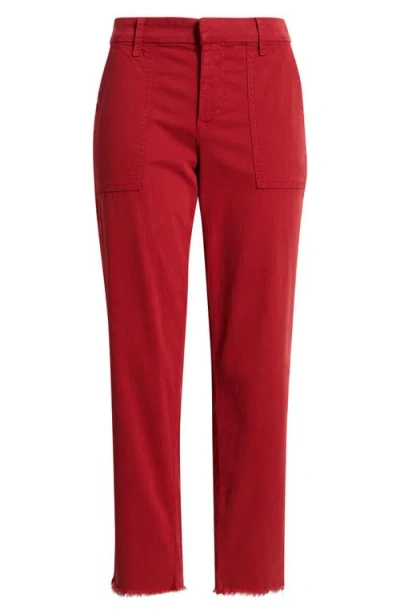 Frank & Eileen Blackrock Utility Pants In Red
