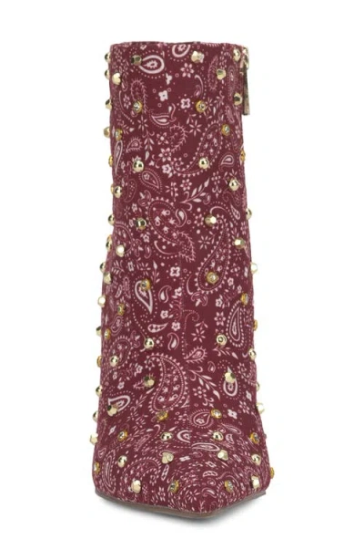 Jessica Simpson Wilonix Pointed Toe Bootie In Multi