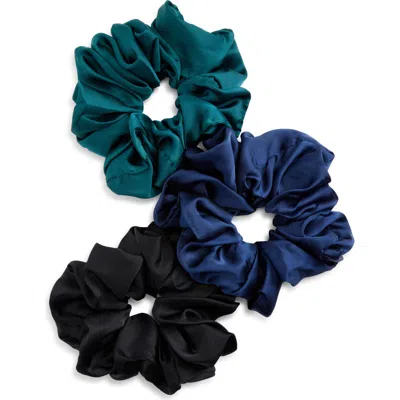 Tasha 3-pack Satin Scrunchies In Multi