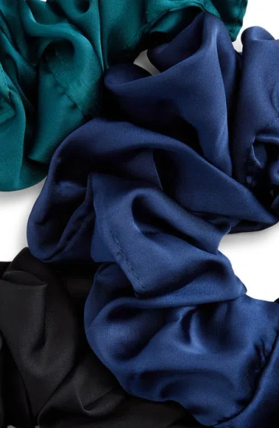 Tasha 3-pack Satin Scrunchies In Multi