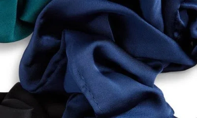 Tasha 3-pack Satin Scrunchies In Multi