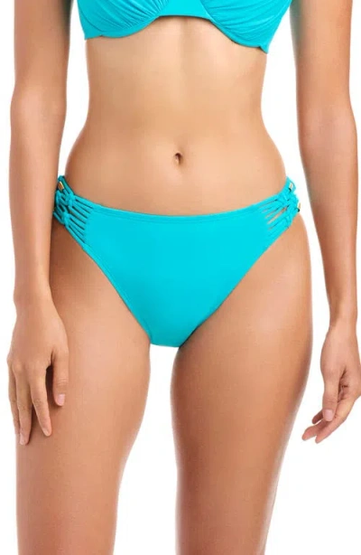 Bleu Rod Beattie Rod Beattie Macramé Bikini Bottoms In Blue