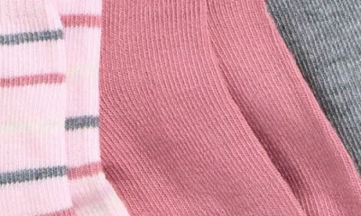 Capelli New York Bows Assorted 10-pack Gripper Crew Socks In Multi