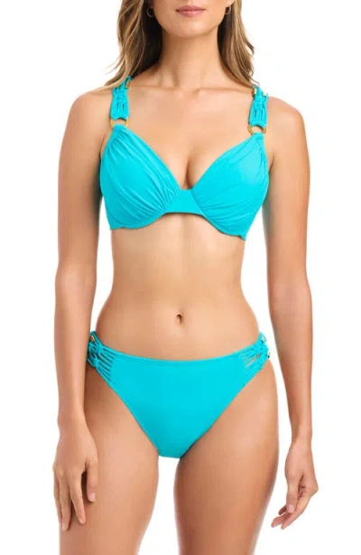 Bleu Rod Beattie Rod Beattie Macramé Bikini Bottoms In Blue