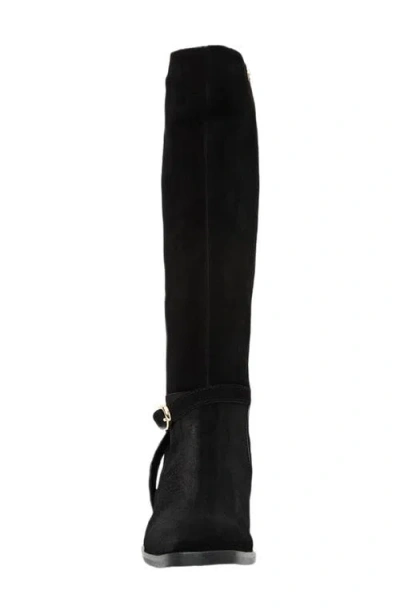 Aquatalia Claudette Water Resistant Knee High Boot In Black