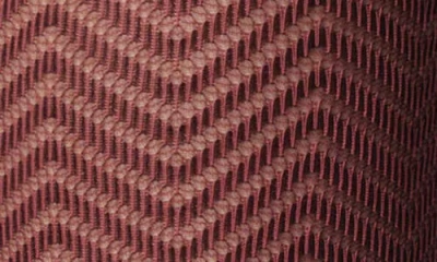 Oroblu Herringbone Opaque Tights In Brown