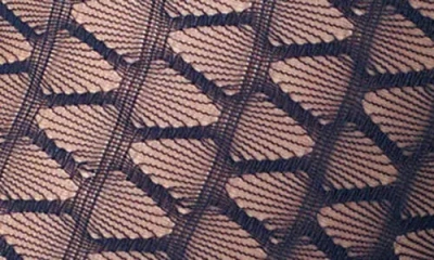 Oroblu Graphic Wave Tights In Blue