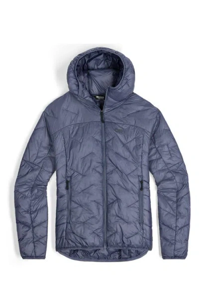 Outdoor Research Superstrand Lt Hooded Jacket In Blue