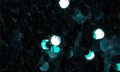 Vince Lucite Sequined Midi Skirt In Green