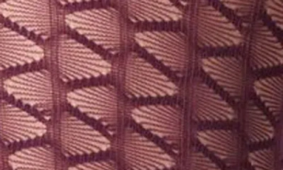 Oroblu Graphic Wave Tights In Purple