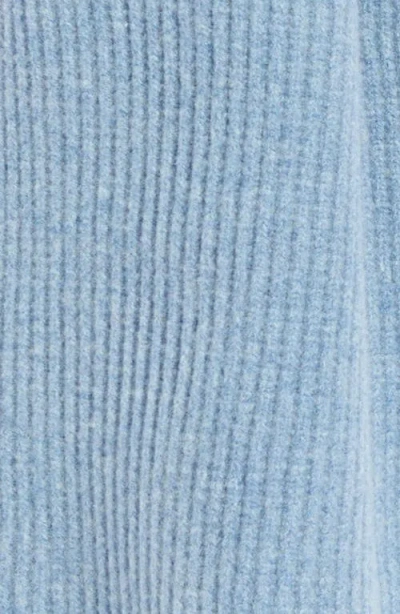 Krost Speckle Brioche Wool Scarf In Blue