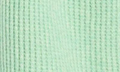 Krost Speckle Extralong Fringed Wool Scarf In Green