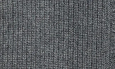 Krost Rib Wool Hooded Zip Cardigan In Gray