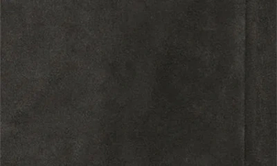 Krost Faux Suede Shirt Jacket In Black