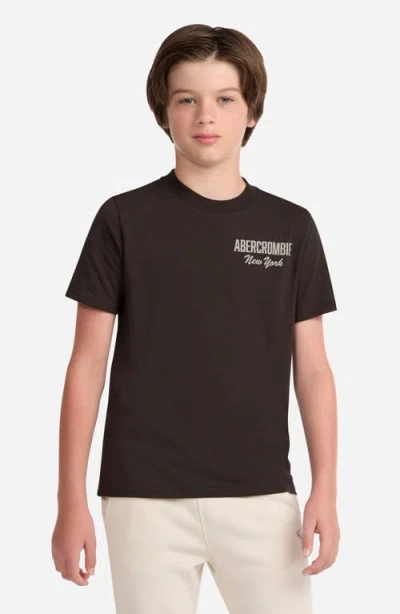 Abercrombie Kids Kids' Rec League Graphic T-shirt In Black