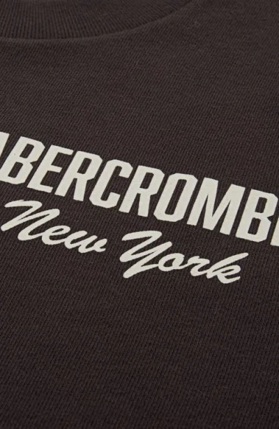 Abercrombie Kids Kids' Rec League Graphic T-shirt In Black