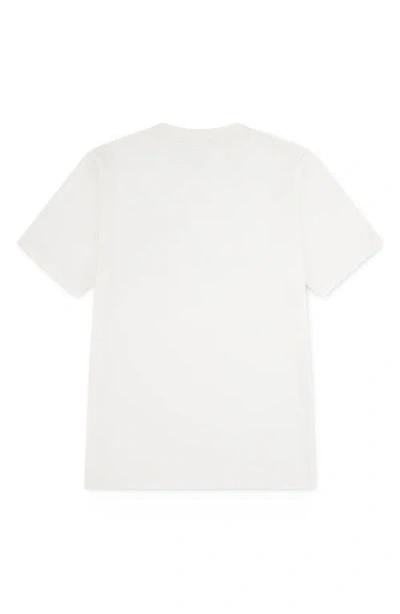 Abercrombie Kids Kids' Emblem Cotton Blend Graphic T-shirt In White