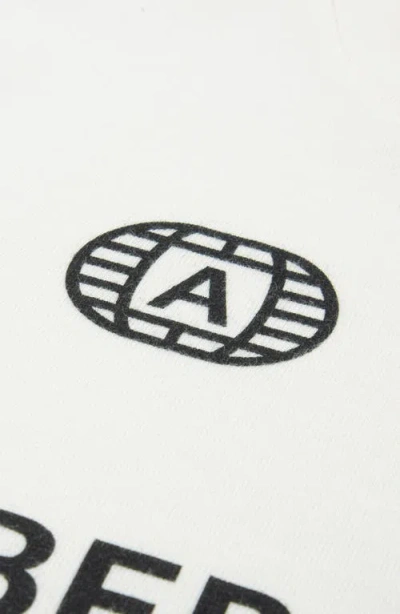 Abercrombie Kids Kids' Emblem Cotton Blend Graphic T-shirt In White