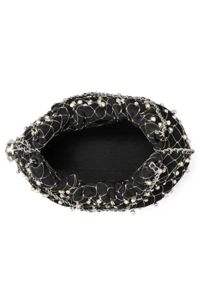 Tory Burch Mini Fleming Bell Hobo Bag In Black