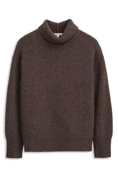 Alex Mill Nottinghill Merino Wool Blend Turtleneck Sweater In Brown