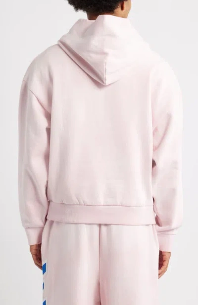 Elwood Fireside Distressed Logo Hoodie In Pink