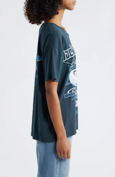 Daydreamer Backstreet Boys Into The Mille Cotton Graphic T-shirt In Blue