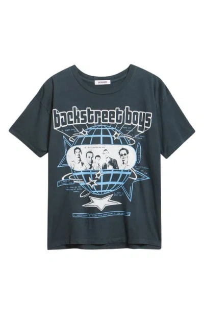 Daydreamer Backstreet Boys Into The Mille Cotton Graphic T-shirt In Blue