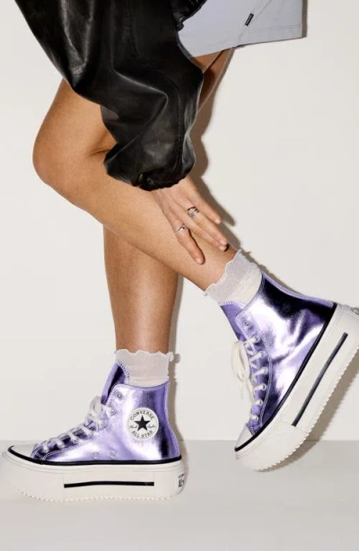 Converse Gender Inclusive Chuck Taylor® All Star® Double Stack High Top Sneaker In Multi