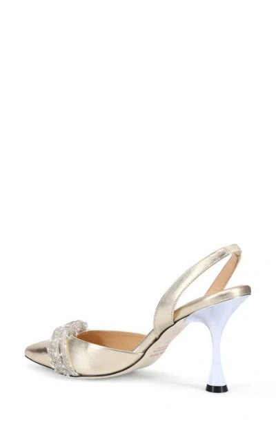 Ron White X The Devil Wears Prada Slingback Pointed Toe Pump In Silver