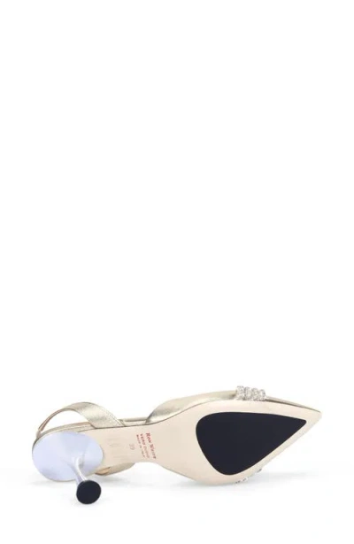 Ron White X The Devil Wears Prada Slingback Pointed Toe Pump In Silver