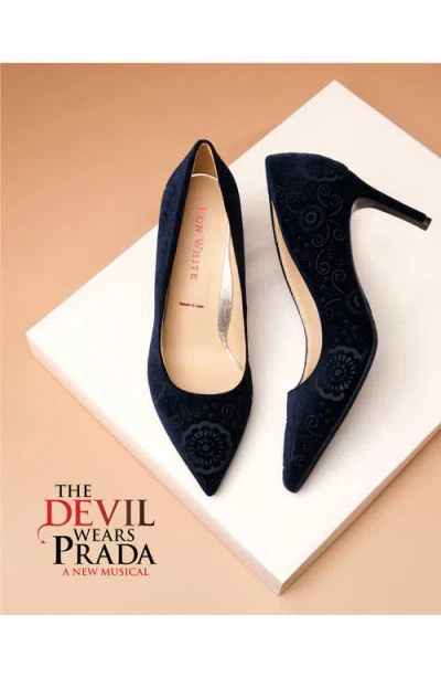 Ron White X Devil Wears Prada Pointed Toe Pump In Blue