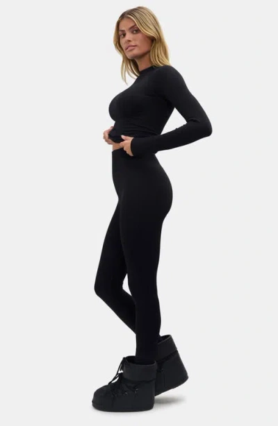 Halfdays Sophia Base Layer Leggings In Black