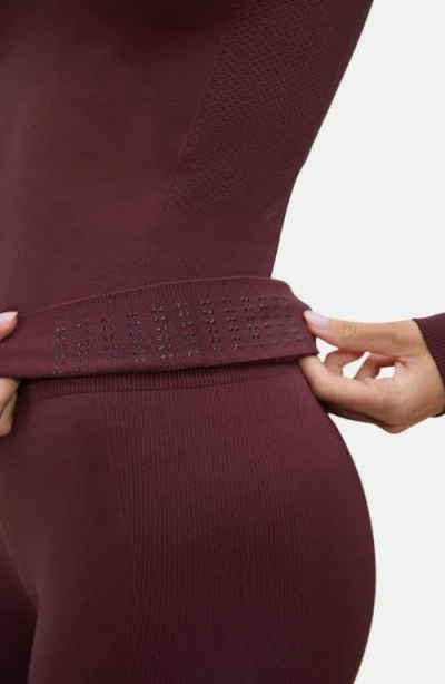 Halfdays Johnson Base Layer Top In Purple