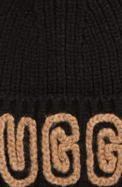 Ugg(r) Chunky Crafted Rib Beanie In Black
