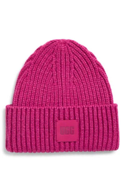 Ugg(r) Chunky Ribbed Beanie In Pink