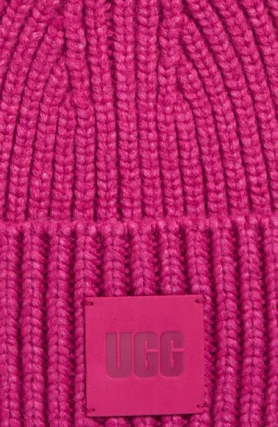 Ugg(r) Chunky Ribbed Beanie In Pink