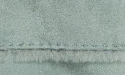 Ugg(r) Seamed Touchscreen Compatible Genuine Shearling Gloves In Green