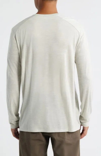 Arc'teryx Frame Long Sleeve Wool Blend T-shirt In Gray