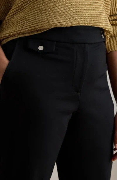 Ralph Lauren Plus Size Ponte Ankle Pant In Multi