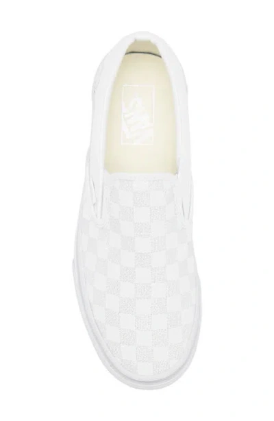 Vans Classic Slip-on Platform Sneaker In White