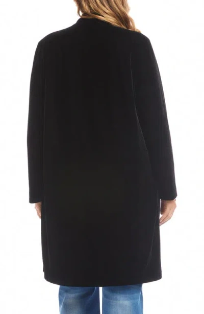 Karen Kane Velvet Duster In Black