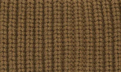 Barbour Mosely Cotton & Wool Blend Beanie In Green