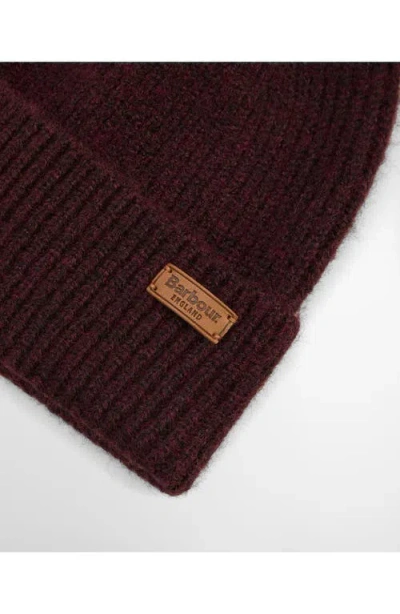 Barbour Pendle Beanie In Brown
