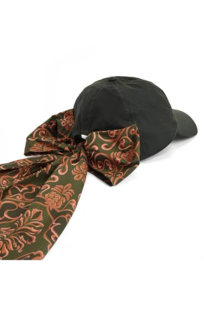 Barbour X Farm Rio Alice Baseball Cap In Black