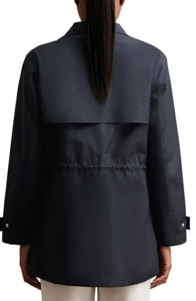 Reiss Tia Jacket With Hooded Bib In Blue